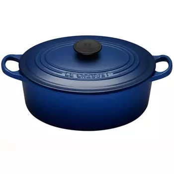 Le Creuset Гусятница / жаровня 29 см, синяя Le Creuset
