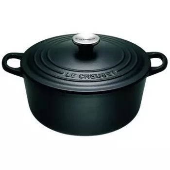 Le Creuset Кастрюля / жаровня 22 см, черный Le Creuset