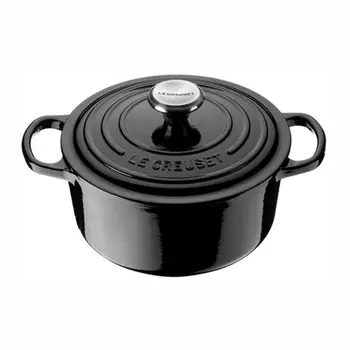 Le Creuset Кастрюля / жаровня с крышкой 16 см, черная Le Creuset