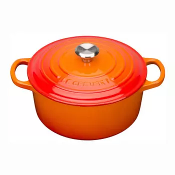 Le Creuset Кастрюля / жаровня с крышкой 28 см, оранжевый Le Creuset