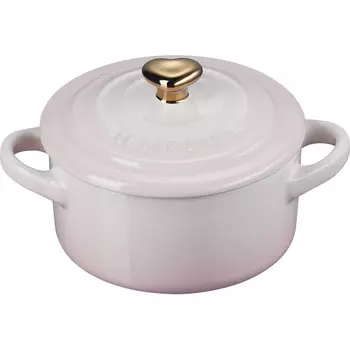 Le Creuset Кокотница 10 см/0,25 л Shell Pink Heart Le Creuset