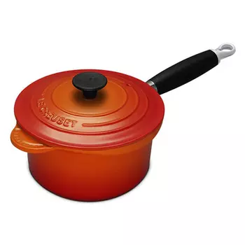 Le Creuset Ковш с крышкой 18 см, оранжевый Le Creuset