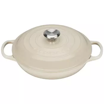 Le Creuset Сковорода-жаровня чугунная 26 см, бежевый Le Creuset
