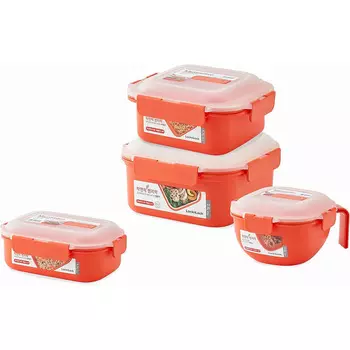 LocknLock Набор контейнеров 4 предмета LOCK & LOCK