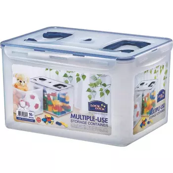 LocknLock Ящик для хранения с крышкой и ручками 36 x 27 x 21 см LOCK & LOCK