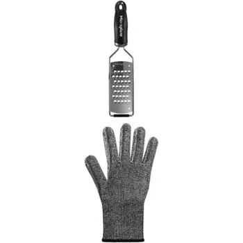 Microplane Овощечистка Microplane и защитные перчаток