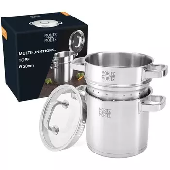 Moritz & Moritz Кастрюля с паровой корзиной 20 см Moritz & Moritz