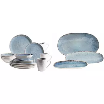 MSER Набор столовой посуды на 4 человека 19 предметов Frozen Series MSER