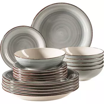 MSER Набор столовой посуды на 6 человек 18 предметов Bel Tempo II MSER