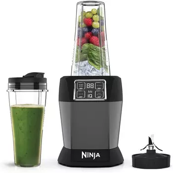 Ninja Настольный блендер 1000 Вт, и 2 стакана по 700 мл Blender with Auto-iQ BN495EU Ninja