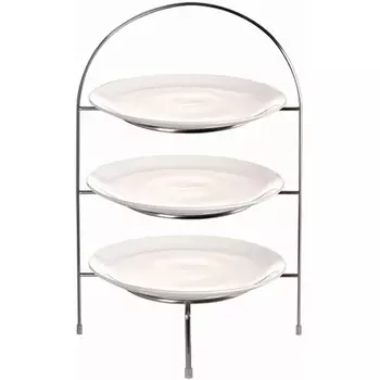 Olympia Подставка для 3 тарелок, белая Olympia