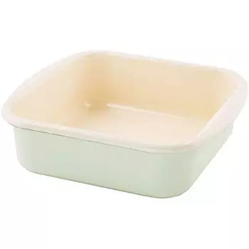 RIESS Блюдо для запекания 22 x 22 см, эмалированное, зеленое Riess 0432-006