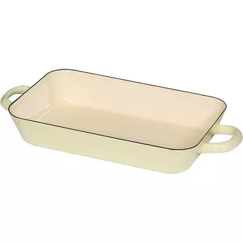 RIESS Блюдо для запекания 29 x 18 см, эмалированное, пастельно-желтое Riess 0045-006