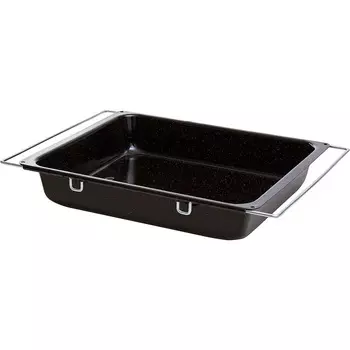 RIESS Блюдо для запекания 41.5 x 33 см, эмаль, черная Multiflex High 0408-022 Riess