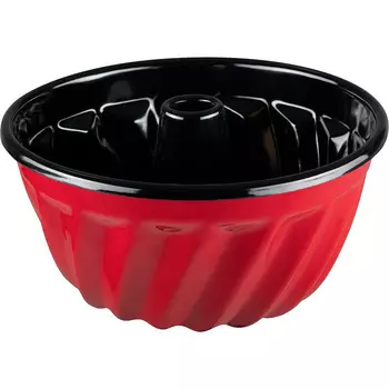 RIESS Форма для выпечки 3 л 24 см, эмаль, черно-красная Riess 0632-020