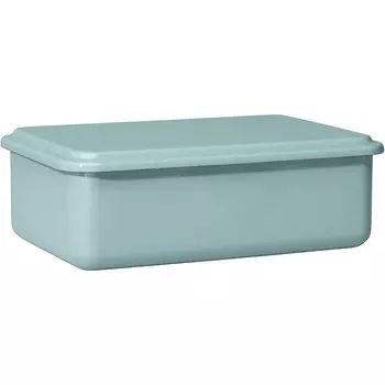 RIESS Хлебница 23 x 15 x 5 см, эмалированная, зеленая Riess 0416-126