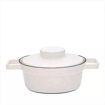 RIESS Кастрюля 1.2 л 20 см, эмалированная, белая Riess 2111-212