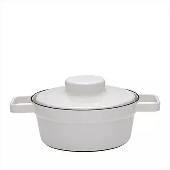 RIESS Кастрюля 1.2 л 20 см, эмалированная, белая Riess 2111-211