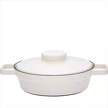 RIESS Кастрюля 1.3 л 24 см, эмалированная, белая Riess 2123-212