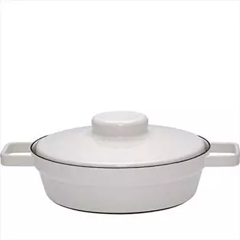 RIESS Кастрюля 24 см, эмалированная, белая Riess 2123-211