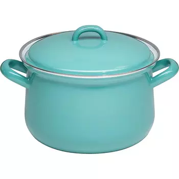 RIESS Кастрюля 2.5 л 18 см, эмалированная, зеленая Riess 0607-110