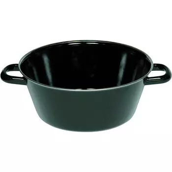 RIESS Кастрюля 5 л 30 см, эмалированная, черная Riess 0373-022