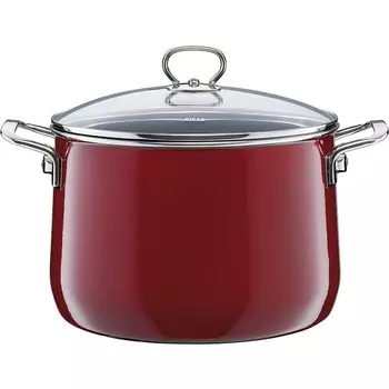 RIESS Кастрюля 6.5 л 24 см, эмалированная, красная Riess 0705-008