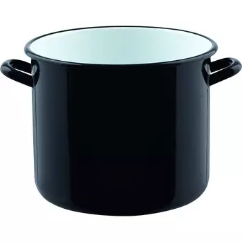 RIESS Кастрюля эмалированная 20 л черная Riess