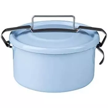 RIESS Кастрюля с уплотнителем 1 л 14 см, эмалированная, голубая Riess 0316-006