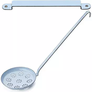 RIESS Классический противень для впечки Riess с ковшом и подставкой для ложек Набор подвеснх полос малированная посуда для подвешивания (синий)