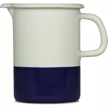 RIESS Кувшин 1 л, эмалированный, бело-синий Riess 0338-571