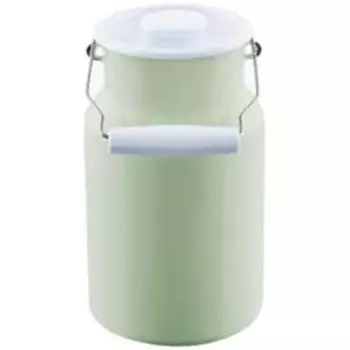 RIESS Кувшин для молока с крышкой 2 л, эмаль, нильский зеленый Riess 0311-006