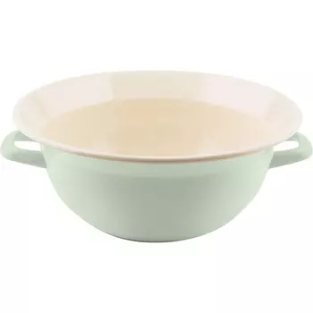 RIESS Миска 3.5 л 26 см, эмаль, зеленая Riess 0295-006