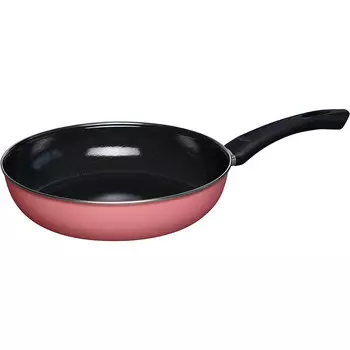 RIESS Сковорода 28 см, без крышки, эмалированная, розовая Riess 0057-114