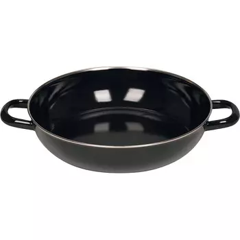 RIESS Сотейник 2.2 л 28 см, эмалированный, черный Riess 0077-022