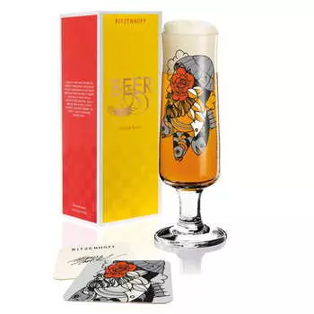 Ritzenhoff Бокал с подставками для пшеничного пива 390 мл, 6 предметов Fisherman Tobias Tietchen New Beer Ritzenhoff