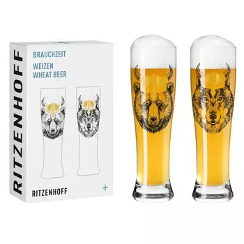 Ritzenhoff Набор бокалов для пива 0,640 л, 2 предмета "Ritzenhoff Design Team" Brauchzeit Ritzenhoff