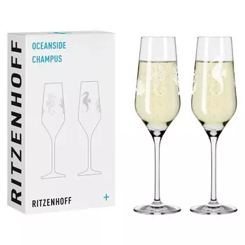 Ritzenhoff Набор бокалов для шампанского 0,250 л, 2 предмета 'Romi Bohnenberg' Oceanside Ritzenhoff