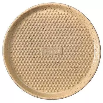 Rmertopf Блюдо для гриля с круглой решеткой круглое, 31,5 см, бежевое/черное, Lafer BBQ Rmertopf