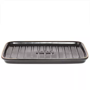 Rmertopf Блюдо для гриля с вертикальной решеткой прямоугольное, 33 х 23 см, черное, BLACK EDITION Rmertopf BBQ Rmertopf