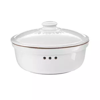 Rmertopf Горшок для хранения хлеба круглый средний, 23 см, белый, Rmertopf