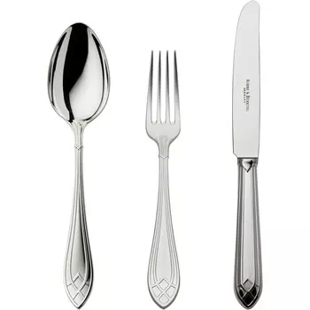 Robbe & Berking Набор столовых приборов с массивным серебряным покрытием 3 предмета Arcade Robbe & Berking