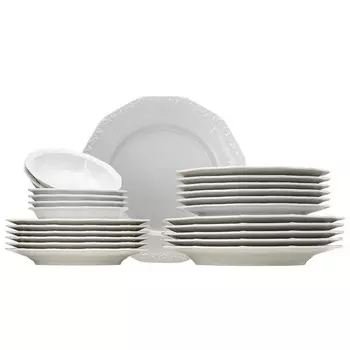 Rosenthal Набор из 24 тарелок White Maria Rosenthal