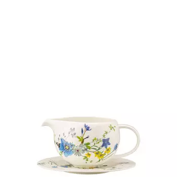 Rosenthal Соусник 0.55 л с блюдцем Fleurs des Alpes Brillance Rosenthal