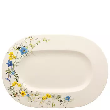 Rosenthal Тарелка 34 x 24 см овальная Fleurs des Alpes Brillance Rosenthal