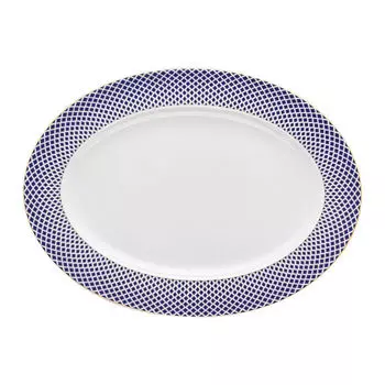 Rosenthal Тарелка овальная 40 см Francis Carreau Bleu Rosenthal