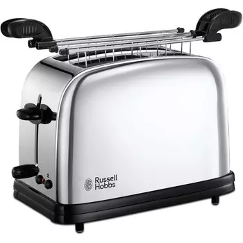 Russell Hobbs Тостер Russell Hobbs / 1200 Вт / на 2 ломтика / 6 ступеней / с насадкой для булочек