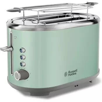 Russell Hobbs Тостер Russell Hobbs / 930 Вт / на 2 ломтика / с насадкой для булочек / 6 ступеней