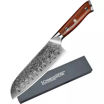 SCHNEIDWERK Поварской нож SCHNEIDWERK из 67 слоев дамасской стали, 17.6 см