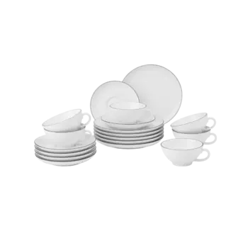 Seltmann Weiden Чайный сервиз из 18 предметов A Black Line Lido Seltmann Weiden